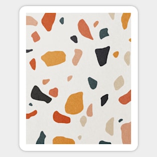 Terrazzo, Abstract print, Retro, Mid century art Sticker